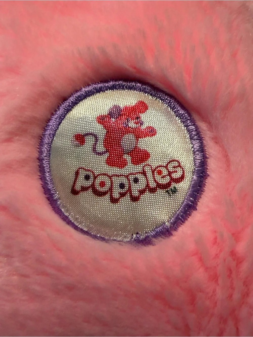 Plush Party Popples Pink and purple plush